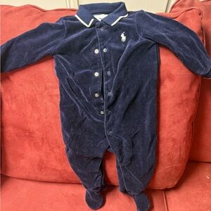 Ralph Lauren Dark Blue Kids Footie